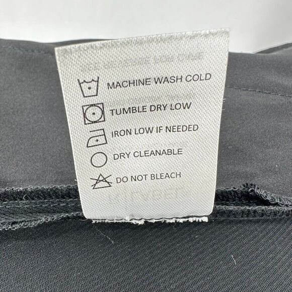 R | Label The Reset Large Dress Pants Black Pull-on Quiet Luxury Caspule Office - Picture 11 of 12